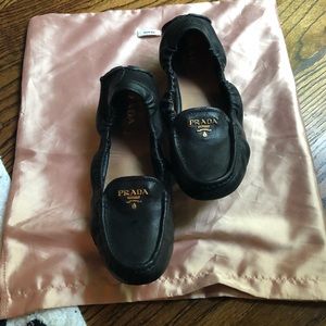 Flat Prada loafers